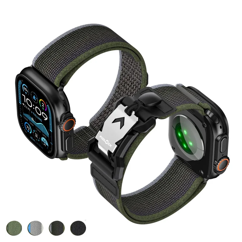 

Магнитный нейлоновый ремешок для Apple Watch, ремешок 49 мм, 46 мм, 45 мм, 44 мм, 42 мм, браслет Iwatch Series10 9 8 7 6 5 Ultra 2 Trail Loop