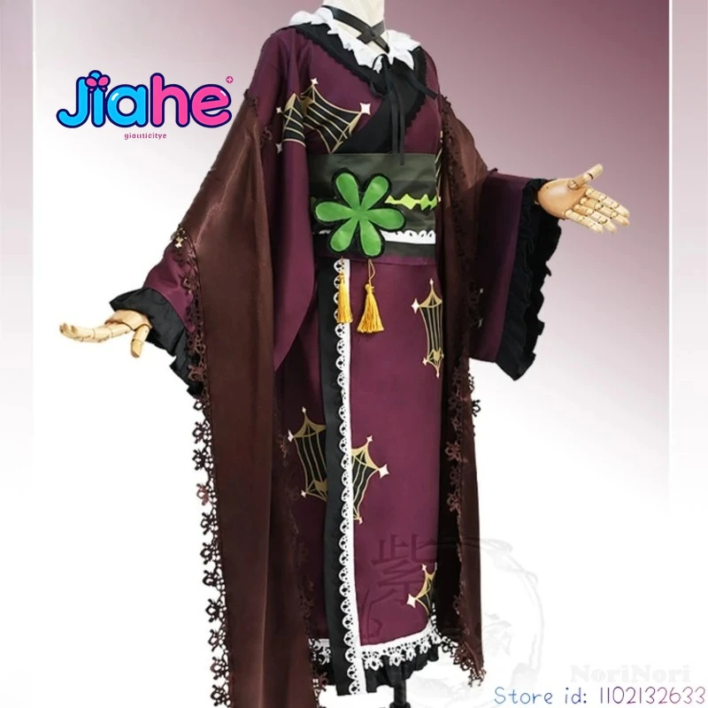 

Meltlilith Meltryllis Fate Grand Order Cosplay Dress Black Silk Qipao WithGolden Night Witch Halloween women sexy kimono