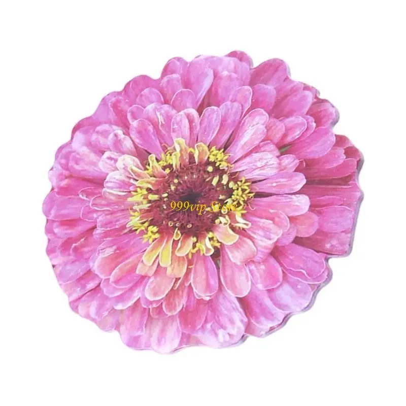 C90C 25 Sheets Auto-Adhesive Notes Pad Flowers Notes Pad Removable