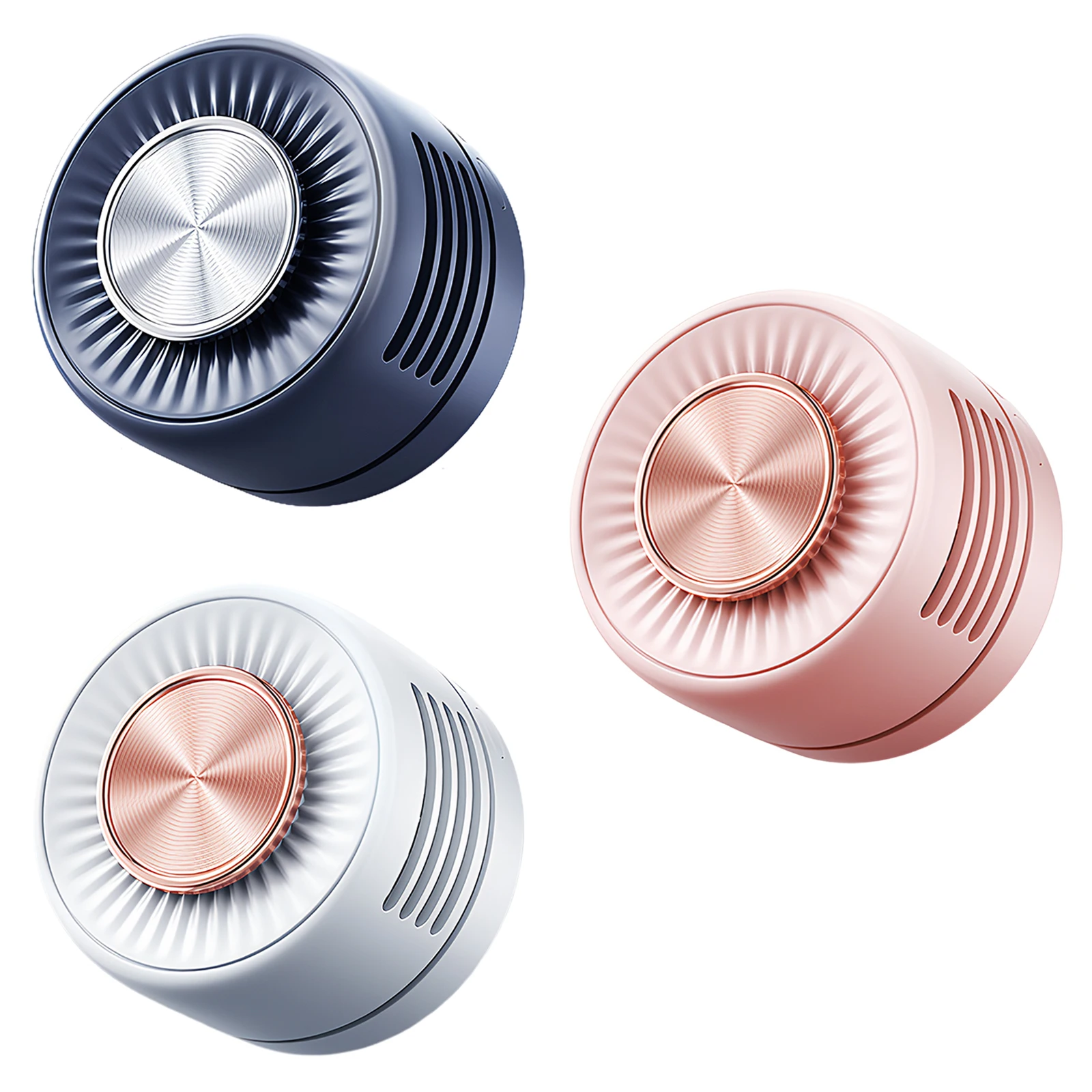 Portable Clip Bladeless Fan 360 Adjustable Quiet Handheld Fans Silent Mini Desk Fans for Outdoor Camping Hiking Beach Travel