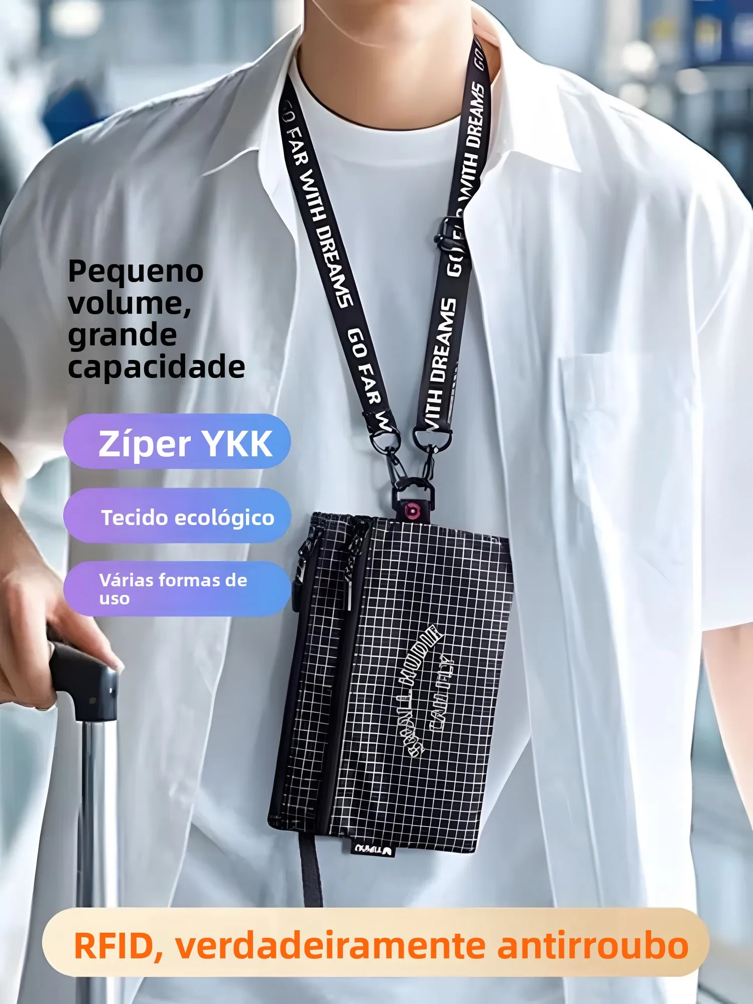 neck-strap-travel-document-bag-integrated-passport-wallet-coin-storage-international-travel-identification-protection