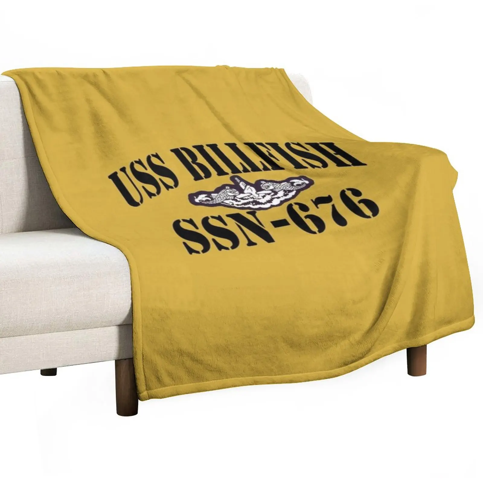 

New USS BILLFISH (SSN-676) SHIP'S STORE Throw Blanket Summer Blankets For Baby Blankets