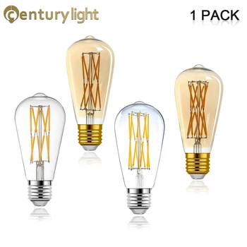 Żarówka LED Edisona E27 Gniazdo śrubowe ST64 12W 16W Ciepła biel Zastępuje żarowe dekoracyjne ampułki imprezowe o mocy 120W