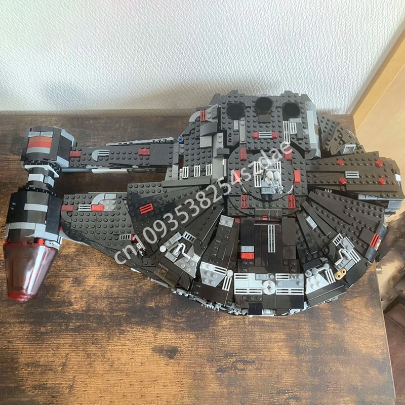 

1400 шт. MOC Dark Outrider Shadows of the Empire Star Battle Строительные блоки Конструктор Рождественская игрушка Подарок на день рождения