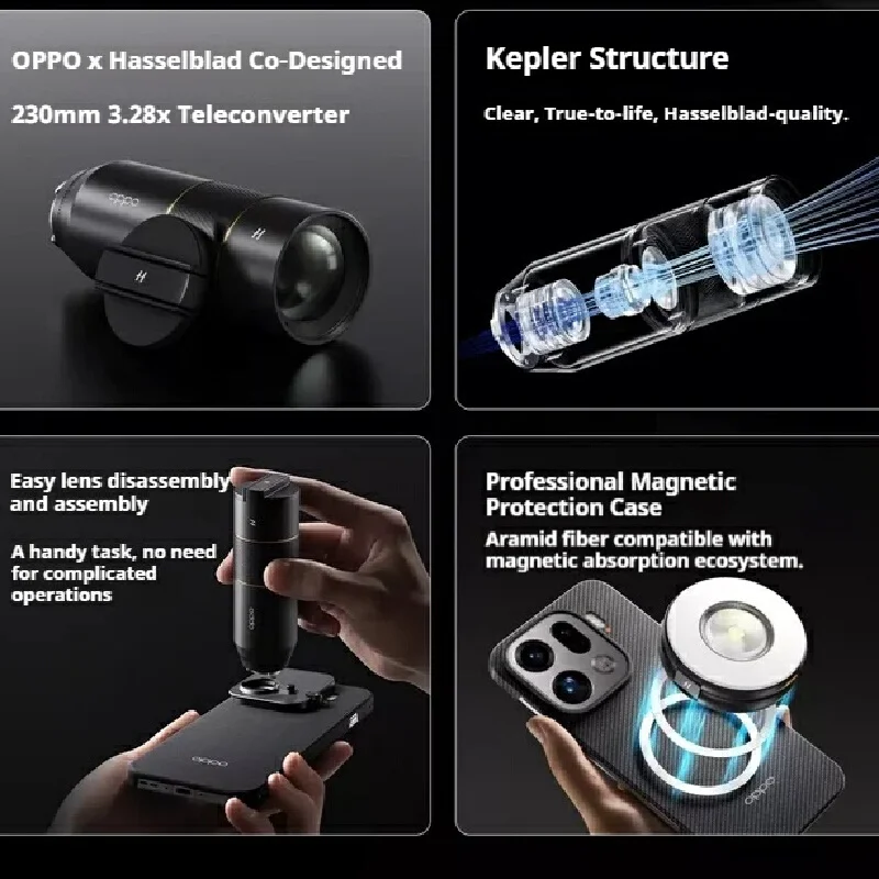 OPPO Find X9 Pro+ハッセルブラッド プロフェッショナル撮影キット