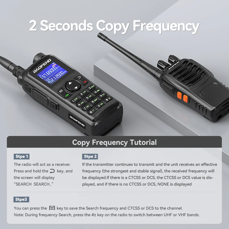 BAOFENG UV-28 Walkie Talkie Portable Full-Band 999CH Wireless Copy Frequency Long Range USB-C High Power Am Fm Two Way Ham Radio