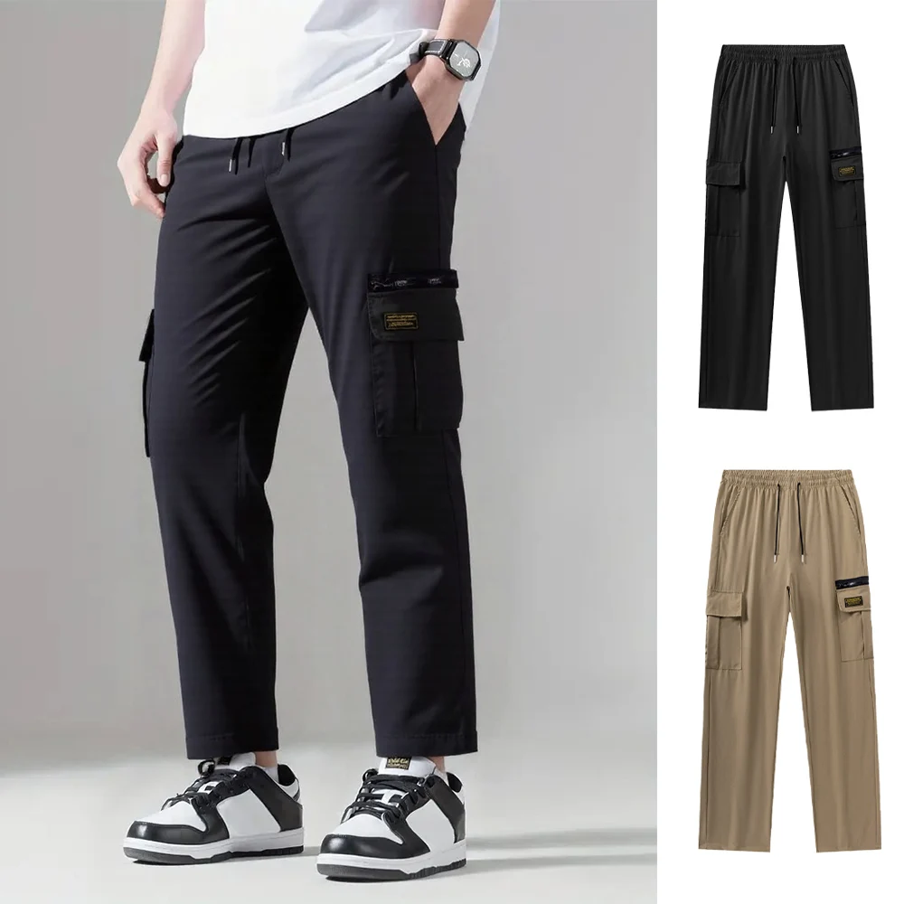 

Men's casual overalls for outdoor sports, walking and shopping, breathable and non-sweating