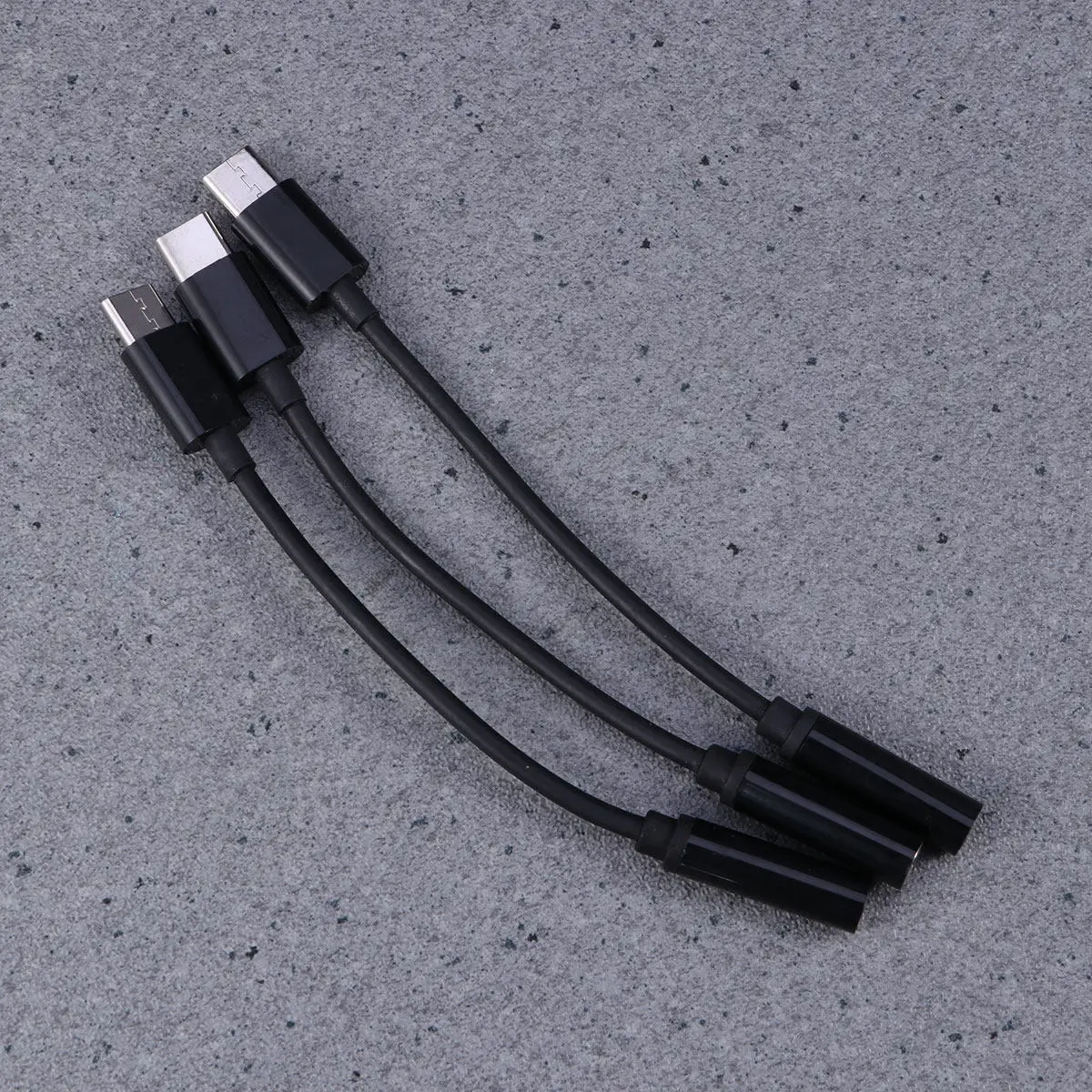 3Pcs Type C to 3.5mm USB Headphone Jack Adapter Converter Compatible for Pixel S8 Pro