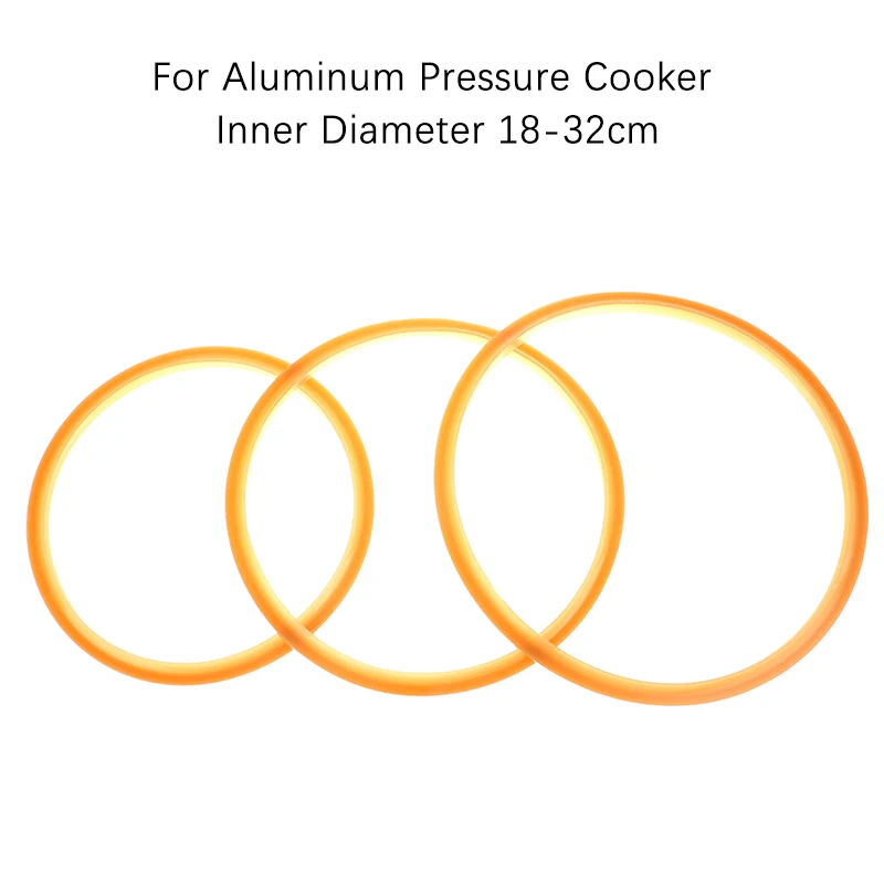 18/20/22/24/26/28/30cm Brown Color Silicone Rubber Gasket Sealing Ring For Aluminum Pressure Cooker