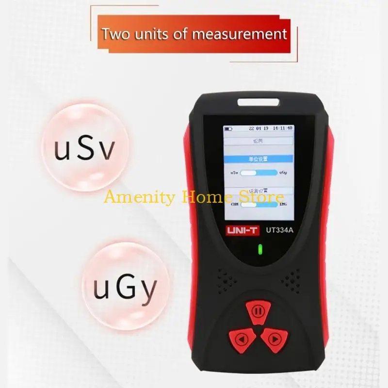 F26C Profesi Akurasi Detektor Radioaktif Meter Tester Dosimeter Geigers Kontra Detektor Radiasi Nuklir Alarm Dosis