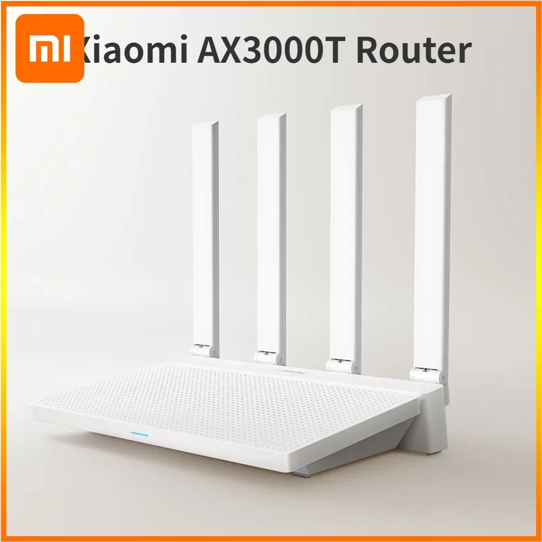 2025 AX3000T Mesh Router 3000Mbs 256MB WiFi6 Dual WAN 2.4/5GHz Signal Network Qualcomm CPU Repeater Amplifier with Mi Home