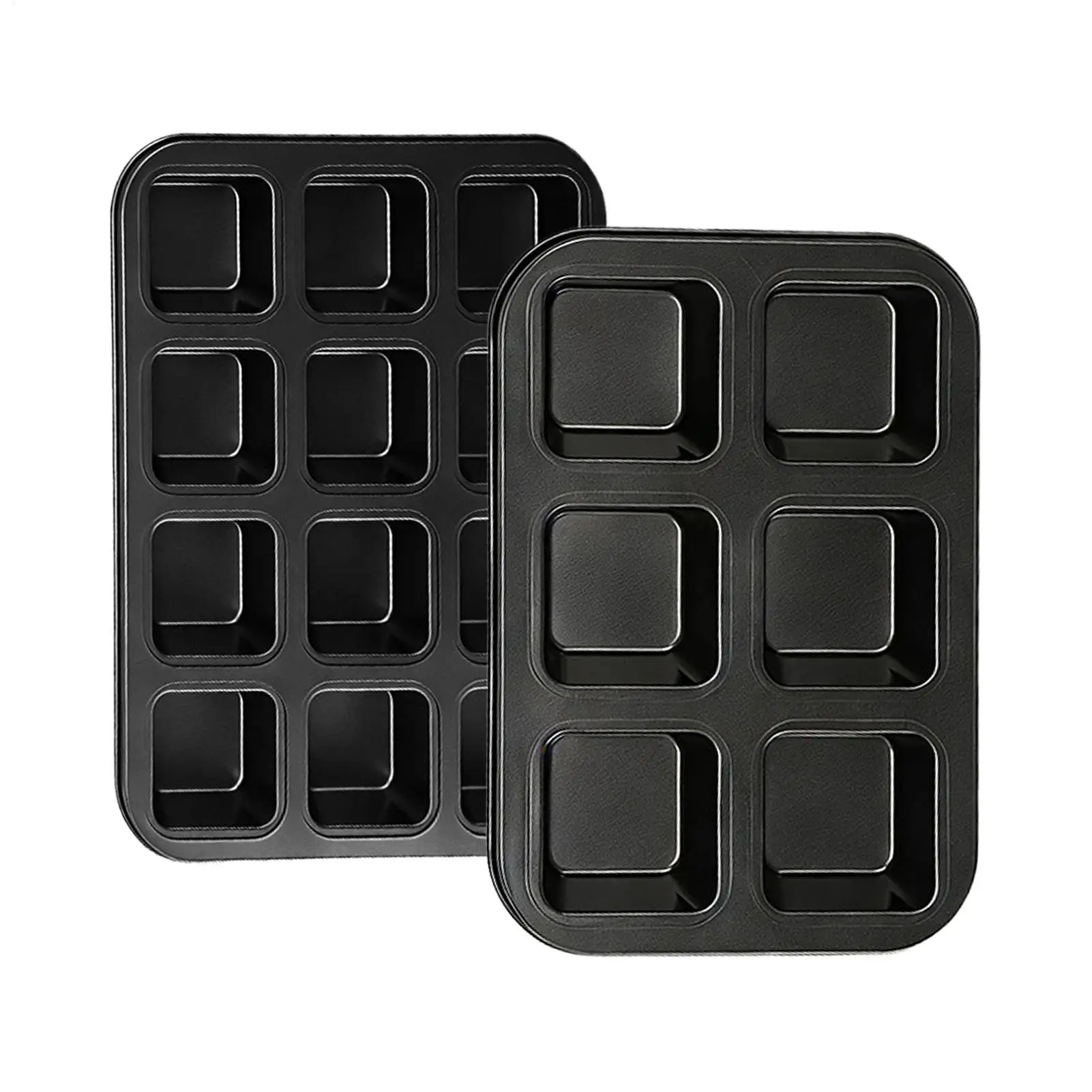 Brownie Cake Mold Pan Mini Square Bread Mold Carbon Steel Food-Grade Bakeware Cake Mold Baking Pan For Loaf Muffin Brownie