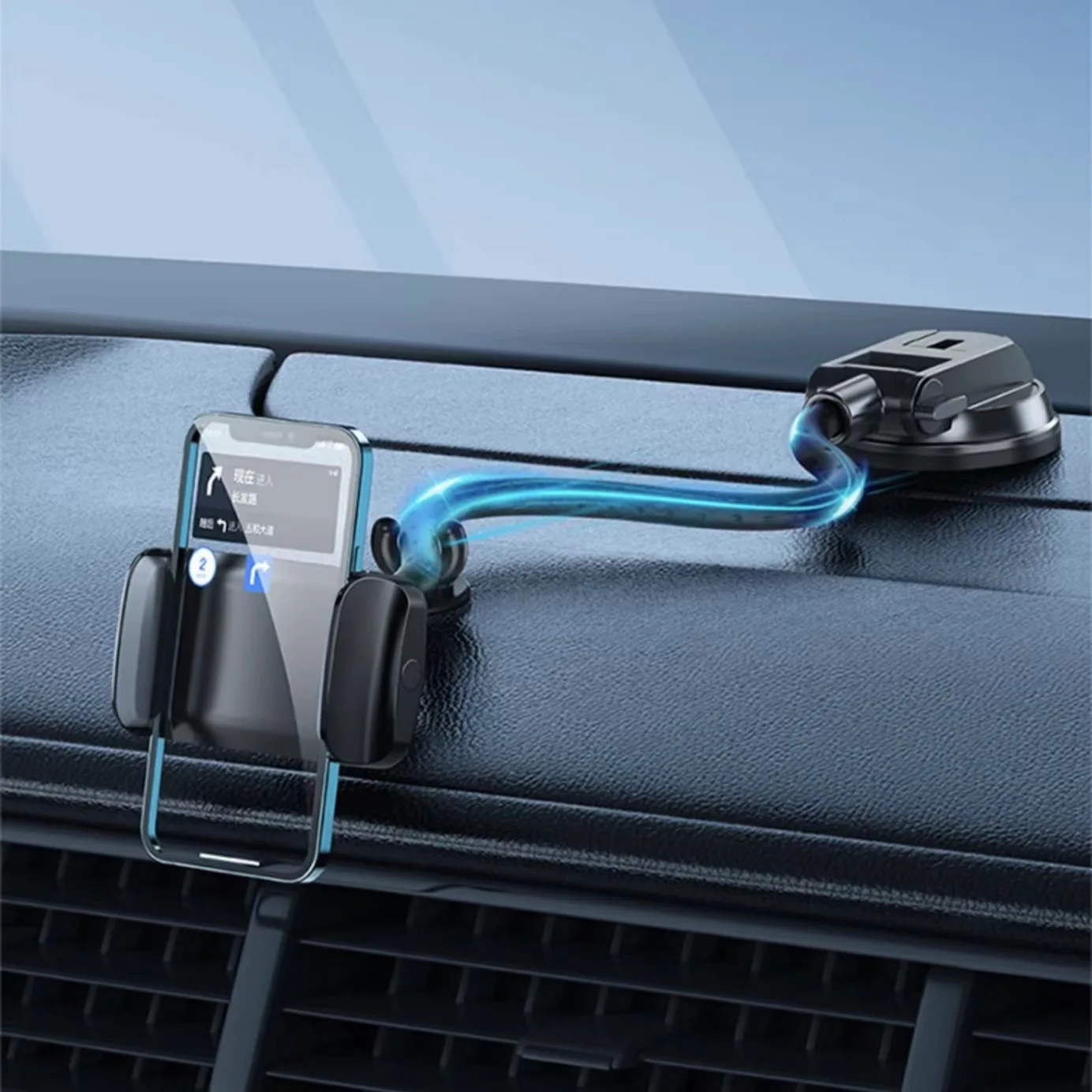 

Universal Stand 360 Rotate Sucker Car Phone Holder Anti Slip Flexible Mount Phone Holder for IPhone Samsung OPPO Car Accessories