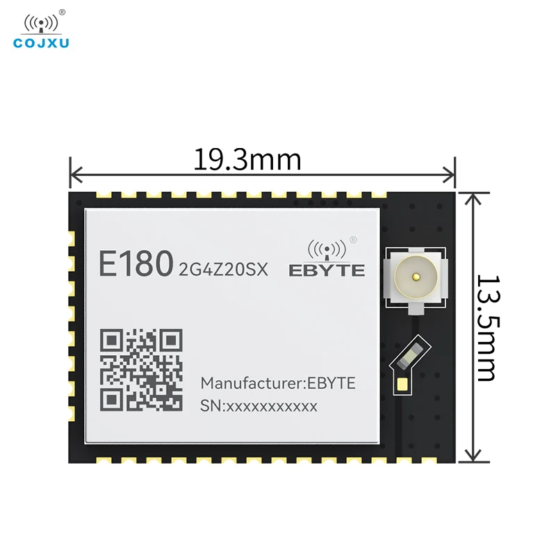 Zigbee 3.0 Wireless Module Self-Organised Networking Low Power Consumption COJXU E180-2G4Z20SX Industrial XBEE MESH SMD 20dBm