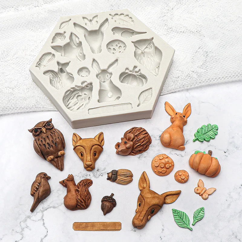 Jungle Safari Animal Cake Mold Jungle Safari Animal Cupcake Decoration Cookie Cutters for Safari Birthday Party Baby Shower