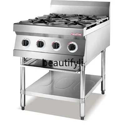 Tabletop Gas Six-Burner Clay Pot Stove Breakfast Shop Clay Pot Soup Noodle Stove Commercial Catering Equipment Manufacturer