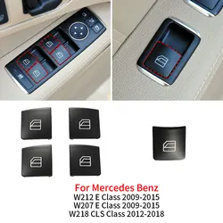 For Mercedes W212 W207 W218 Car Power Window Switch Button Cover Cap Accessory For Benz E CLS Class Coupe E200 E260 E300 CLS320
