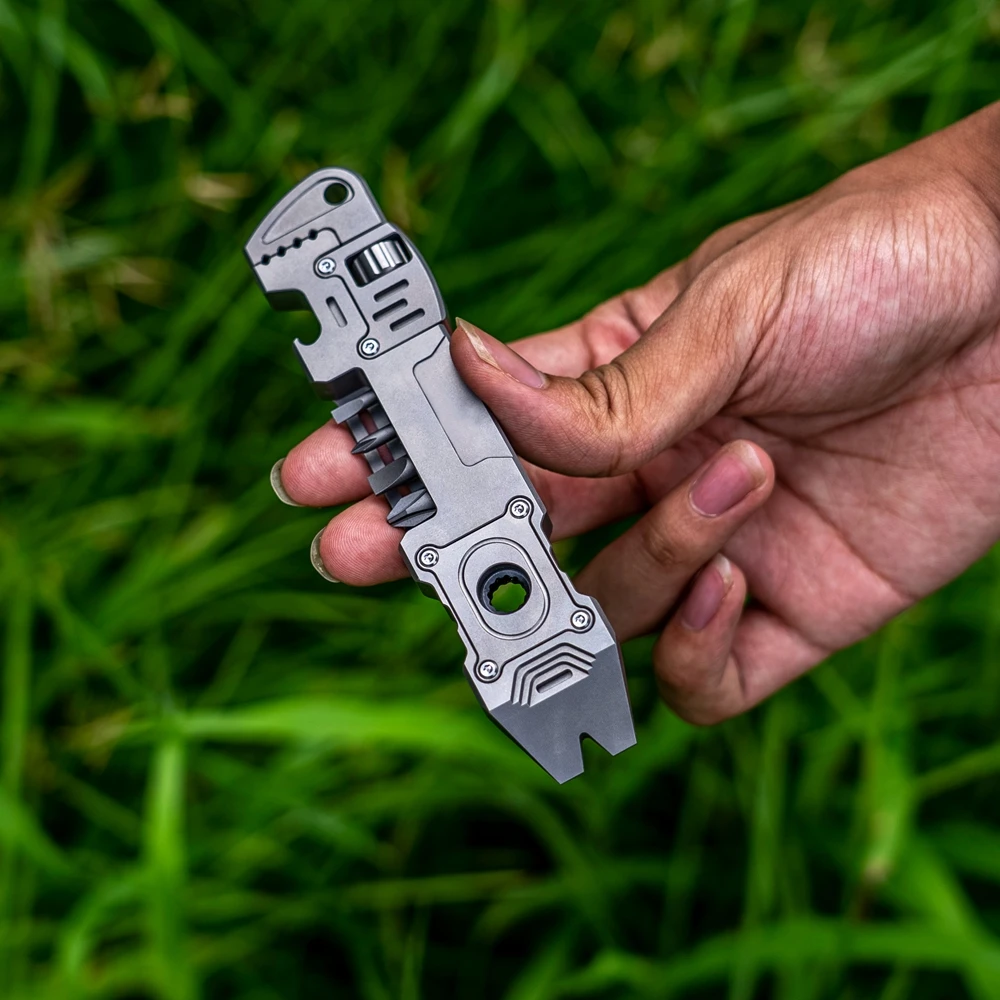 Bottle Opener, Wrench Tool, Manual Outdoor Camping Equipment, EDC Multifunctional Tool