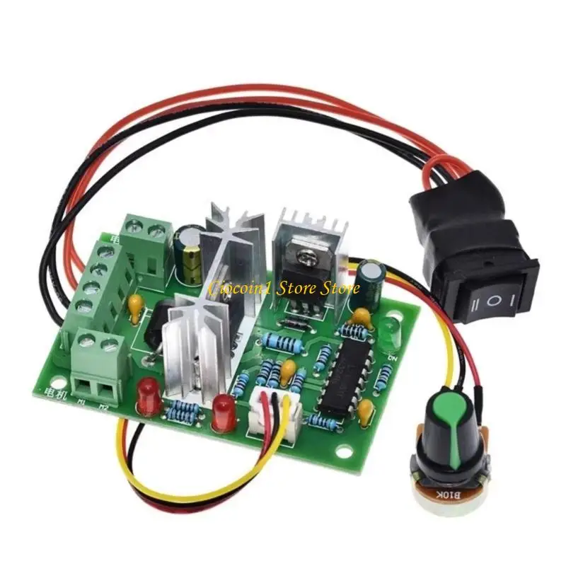 

A3PC Reversible Motor Speed Controller PWM Adjustable Duty Cycle 10V 30V DC10V-30V