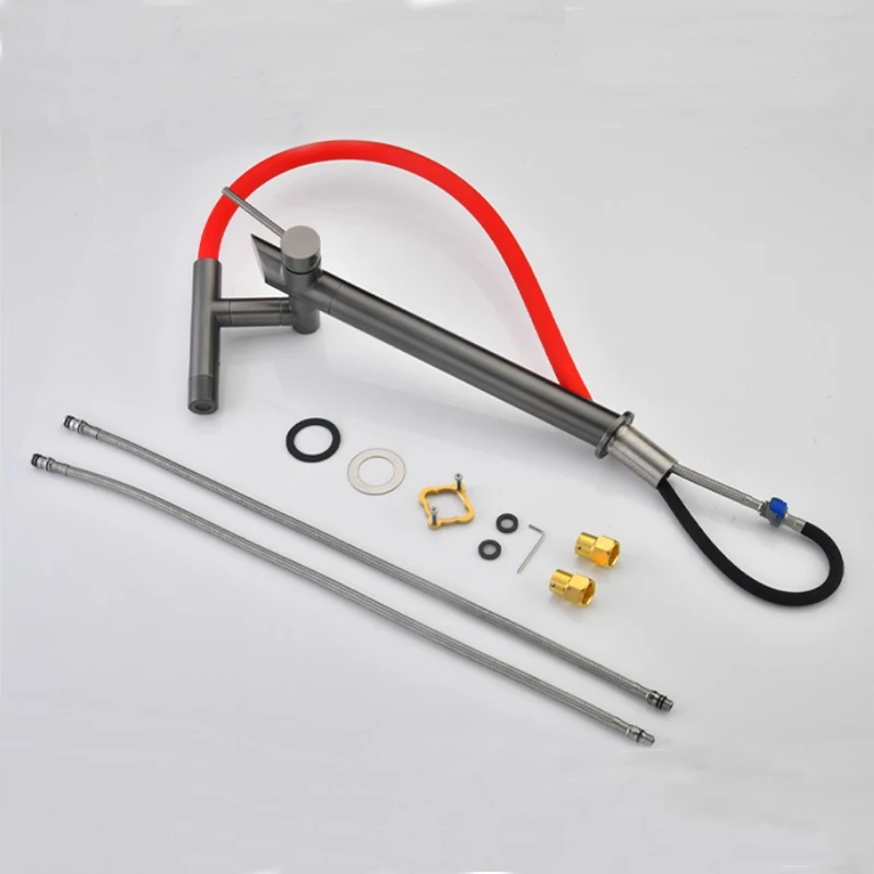 

kitchen Faucet Single Hole Single Handle Vessel Sink Faucets Hot Cold Mixer Faucet Deck Mount