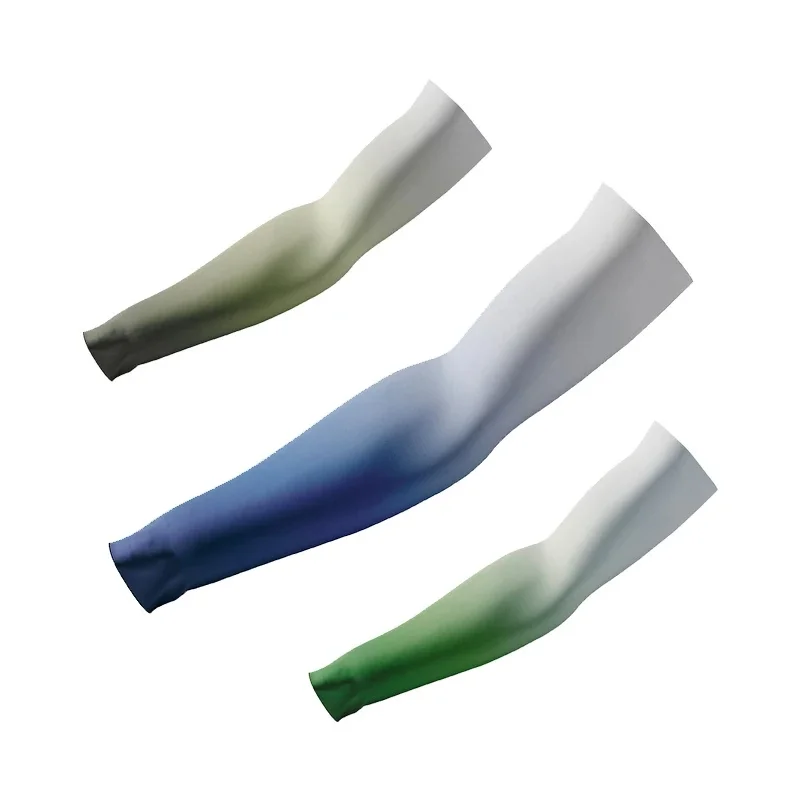 Summer Cooling Anti-UV Seamless Quick Dry Spandex/Polyester Unisex Men Arm Sleeve Custom Logo Basketball Hand Socks for Cycling