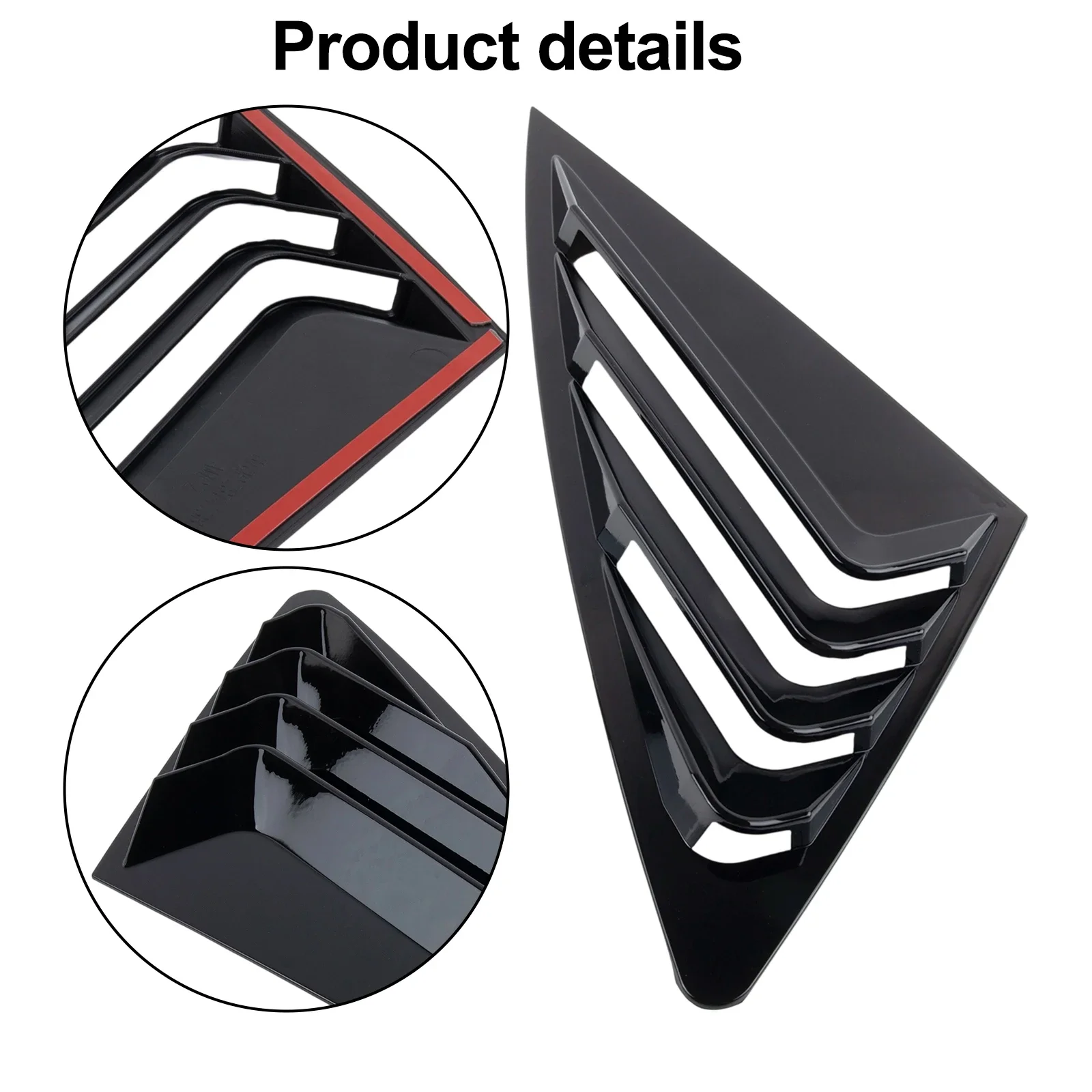 

Комплект кузова Q3 F3 Sportback, жалюзи для бокового окна, автомобильные аксессуары, автомобильный Стайлинг, молдинг, простая установка