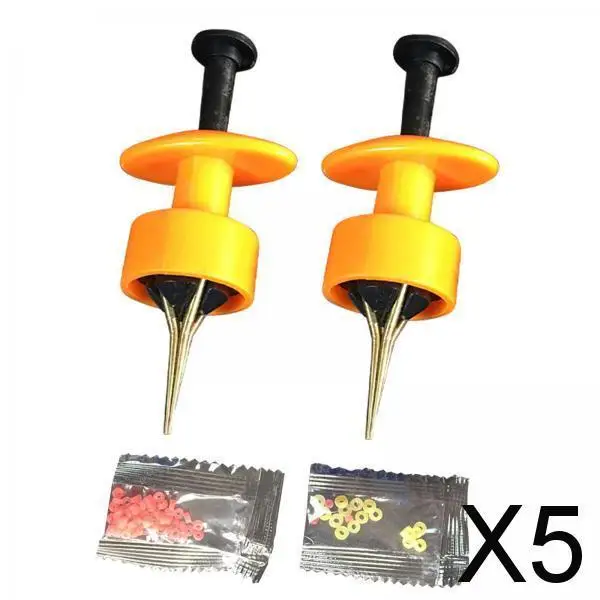 Confezione da 2-6 Live Bloodworms Lure Clips Hanger lombrichi Hook Clips gomma da pesca