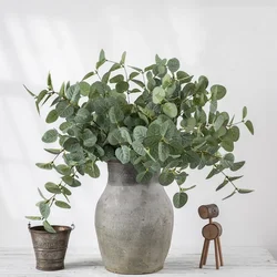 Artificial Eucalyptus Detachable Flower Eucalyptus Branch INS Wind Simulation Flower Home Decoration Wedding Decoration Outdoor