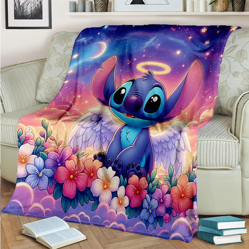 2025 Nieuwe 29 Stijl Cartoon Stitch Disney Gift Zachte Deken, zachte Gooi Deken voor Thuis Slaapkamer Slaapbank Picknick Kind Cover