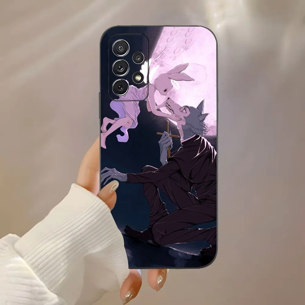 A-Anime B-BEASTARS-S Phone Case For Samsung Galaxy A91,A80,A73,A72 ,A71,A53A52,A32 ,A31A22,A21s,A20,Black Cover