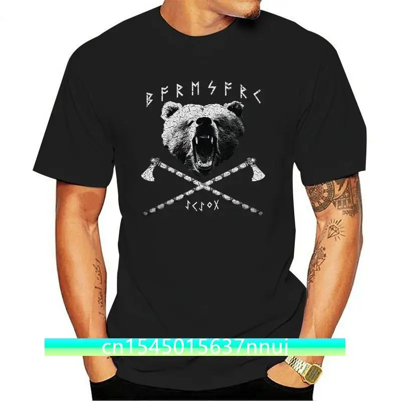 

Baresark V T-Shirt Viking Norse Odin Thor Norsemen Valhalla Valhall Men Clothes Tee Shirt