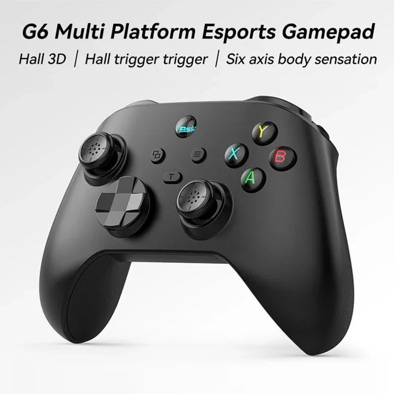 G6 Hall Effect Wireless Controller for iPhone Android Switch PC, Anti-Drift Joystick Gamepad, Bluetooth Cloud Streaming Gaming P