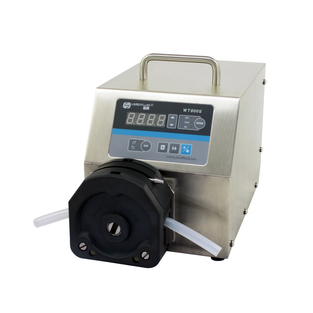 

WT600S KZ25 PPS Big Flow Variable Speed Peristaltic Pump Lab Filling Transfer Pump 3-6000 ml/min