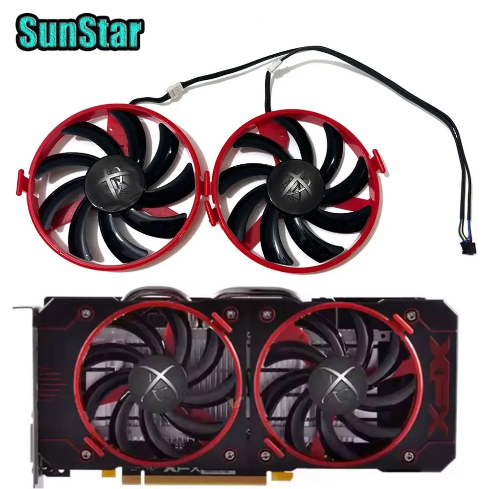 

НОВЫЙ RX 460 FDC10U12S9-C 93 мм 4-контактный вентилятор охлаждения графического процессора для XFX Radeon RX 460 2G/4G Система охлаждения видеокарты для повышенной производительности
