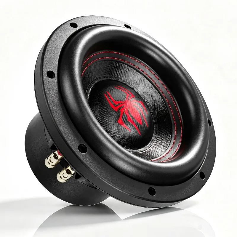 WdiYa 1 Pc 8Inch Car Subwoofer 1600W Peak HIFI Car Subs Heavy Duty Cast Aluminum Basin Double Layer Magnet Hifi Home Music Sound