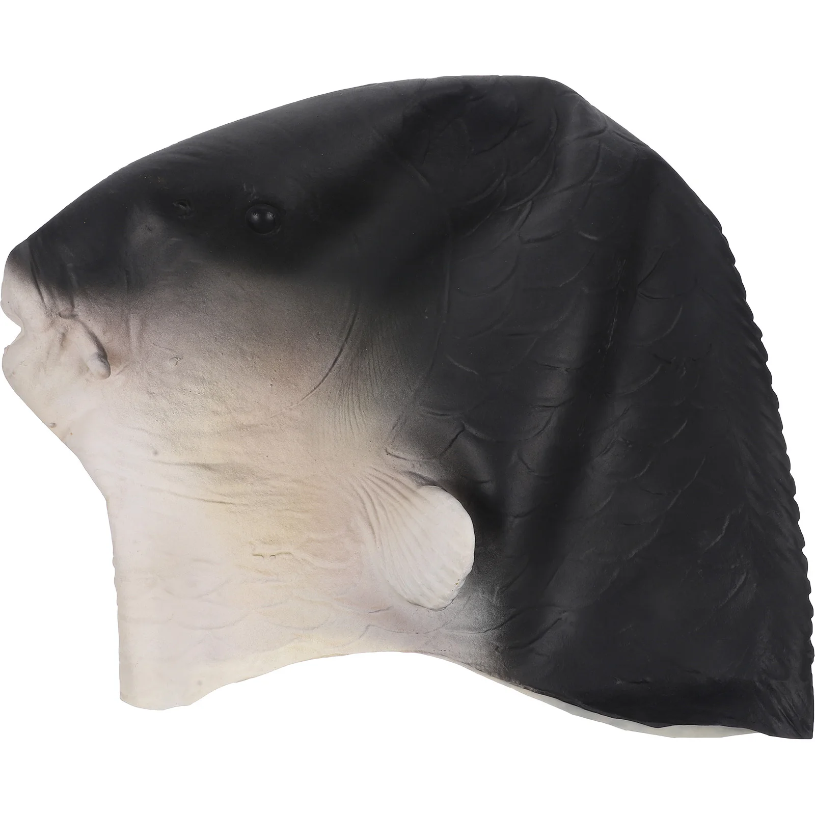 

Halloween Carp Headgear Realistic Latex Full Head Mask for Costume Party Carnival Cosplay Animal Theme Festival Accessory