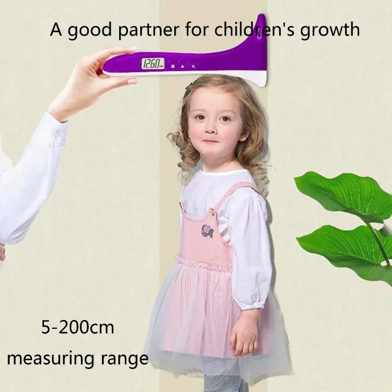 Height Measuring Ruler Growth Chart Ruler for Kids Height Measurement Ultrasonic Stadiometer Height Measuring Device