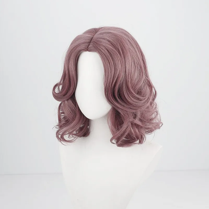 Game Melina Cosplay Wig Adult Women Short Curly Heat Resistant Synthetic Hair Role Play Wigs Halloween Props Accessories