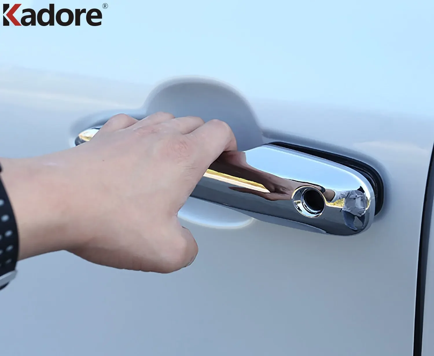 الجانب غطاء مقبض الباب ومقبض إكسسوارات خارجية لأبواب السيارات الكسوة ملصق الخارجي اكسسوارات السيارات التصميم لتويوتا فينزا هارير 2020-2025 #3