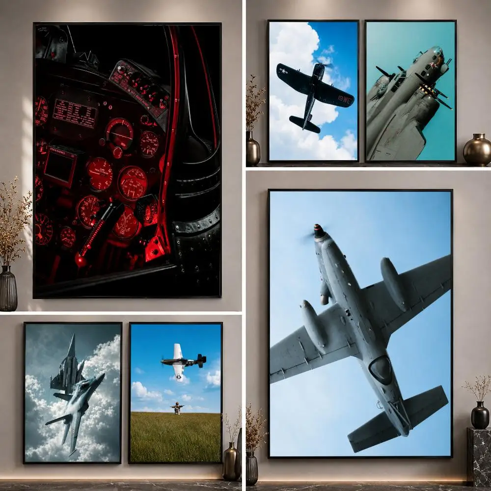 Aesthetic Aviation SR-71 Fighter Jet Poster HD Waterproof Eco-Friendly For Kitchen Bathroom Wall Art Bedroom Home Decor