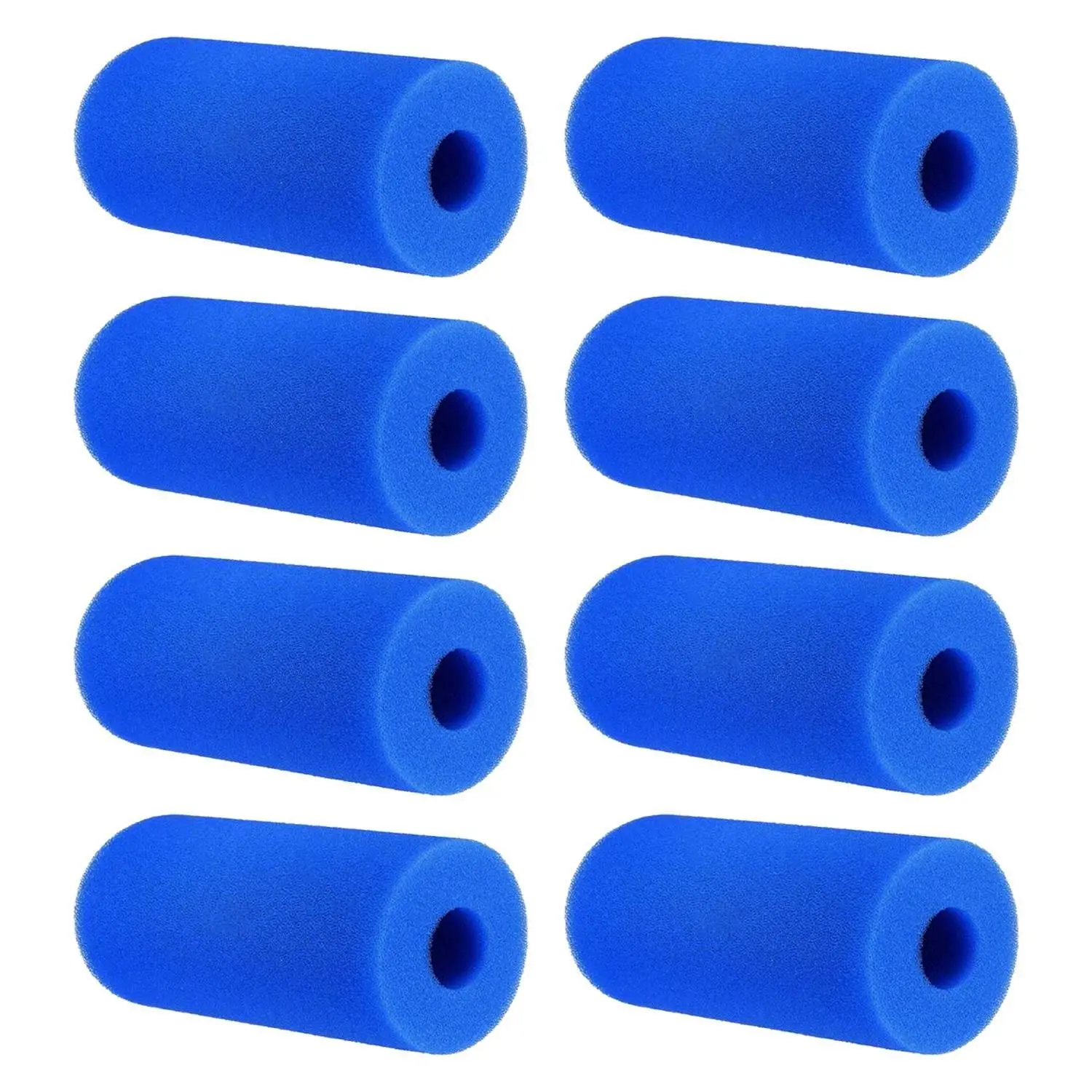 8Pcs Foam Filter Sponge for Type a Reusable Washable Swimming Pool Aquarium Filter Accessories