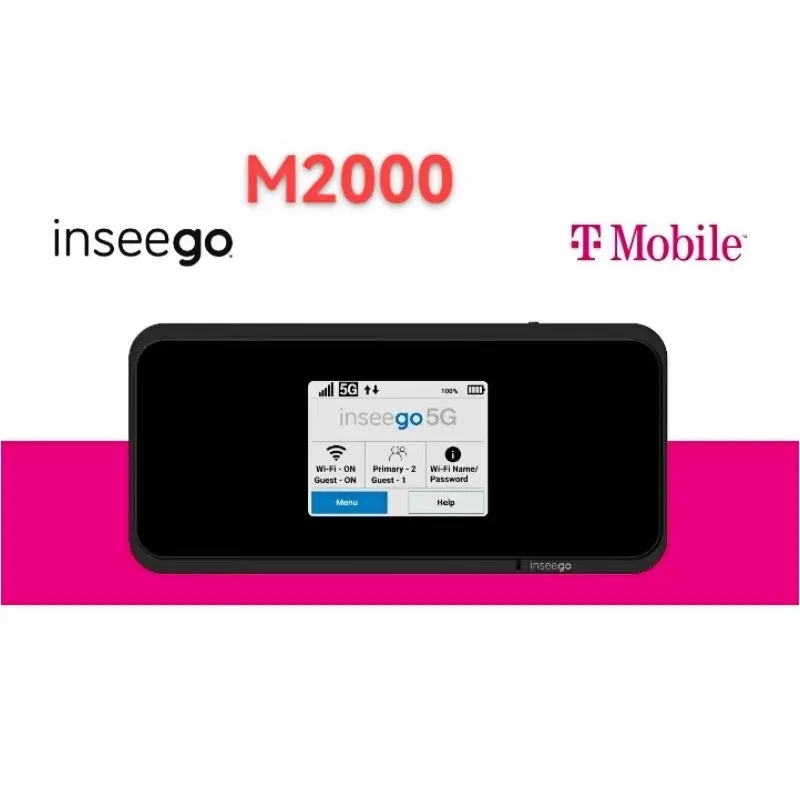 Inseego MiFi M2000 5G and 4G LTE Hotspot T-Mobile  All Day Battery Life WiFi 6 Technology