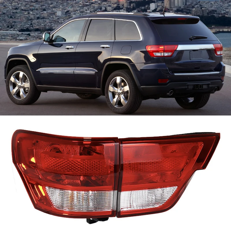 

Car Accessorie Tail Light Rear Brake Taillight Lamp Fog Lamp For Jeep Grand Cherokee 2011 2012 2013 55079414AF 55079420AD