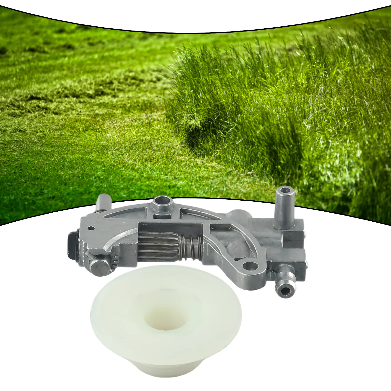 Chinese Chainsaw Oil Drive Pump Worm Gear Kit, Long lasting and Exquisite Design, Suitable for 5200 4500 5800 52cc 45cc 58cc