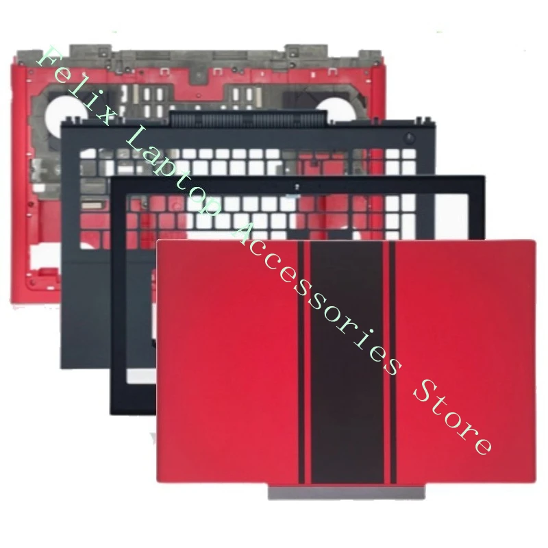 

NEW Laptop Housing Case Cover Red Laptop LCD Back Cover/Front Bezel/Palmrest/Bottom Base For DELL Inspiron 15 7000 7566 7567