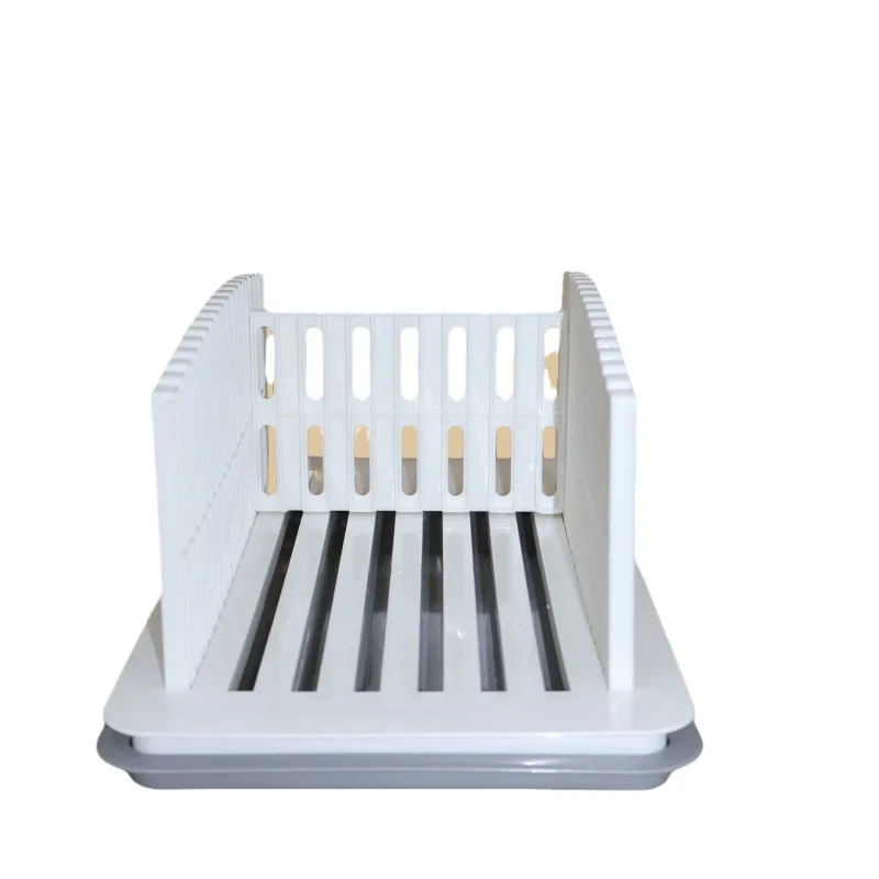 

Adjustable bread cutting tray, multifunctional foldable bread slicer with tray