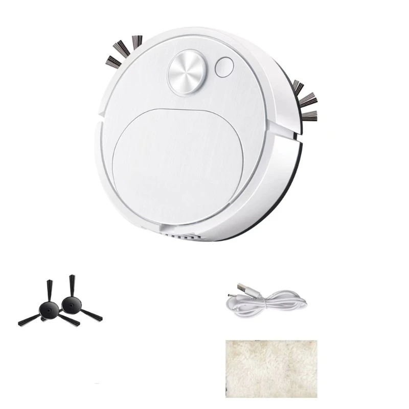 Sweeping Robot Vacuum Cleaner Wet Mopping Floor Carpet Run Wireless Floor Machine USB Rechargeable Suck Dropship
