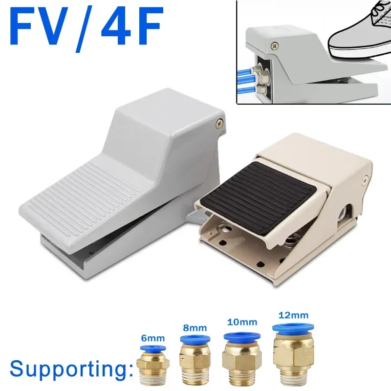 

Pneumatic Foot Pedal Valve Cylnder Control 4F210-08L Switch FV320 FV 420 4F210-08G Ttwo Position Five Links