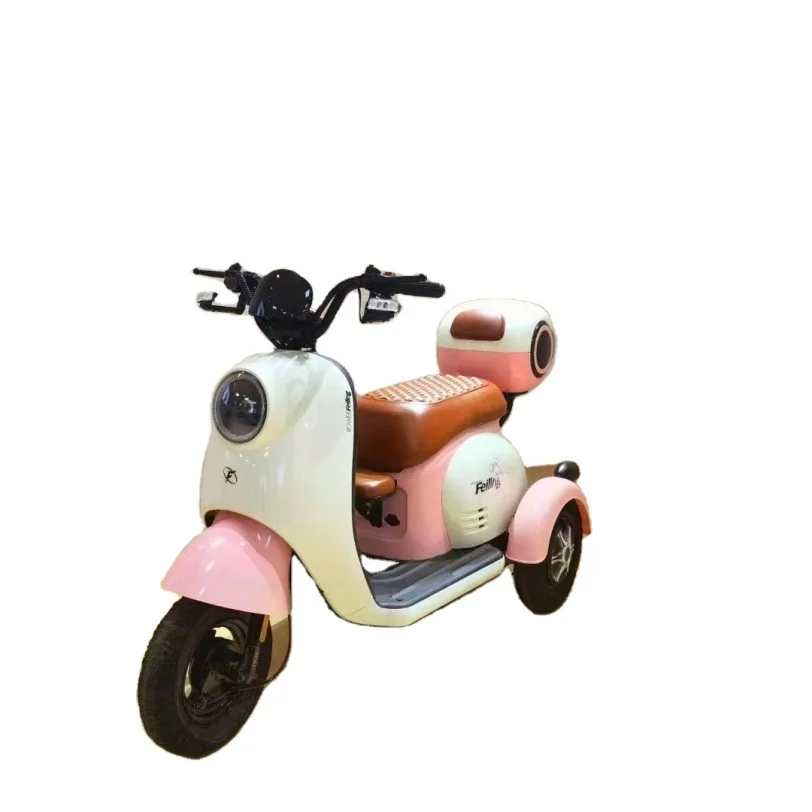 Hot Sale Adult Three-Wheel Electric Tricycle Open Body 500W-800W Motor 48V20Ah Battery