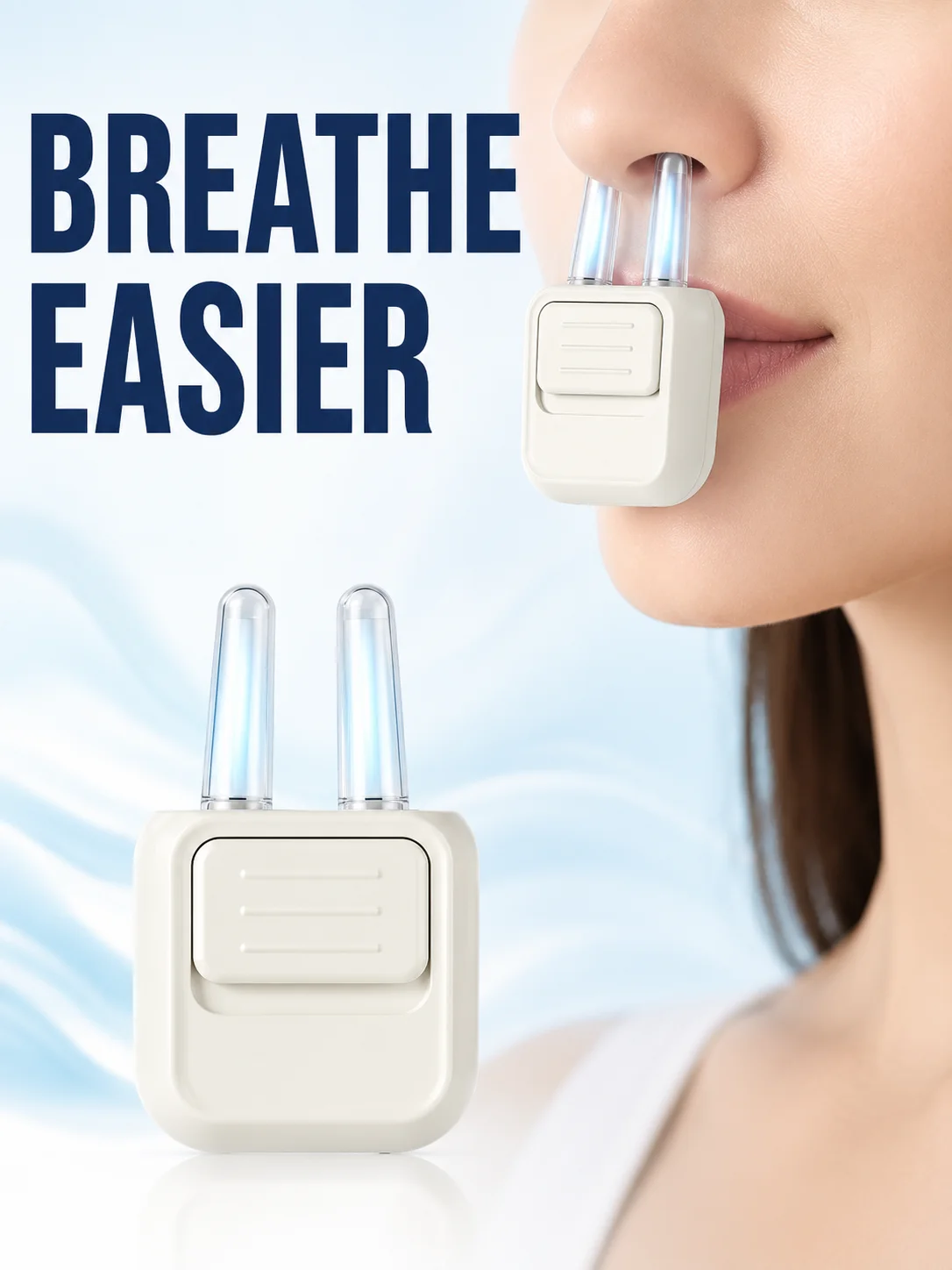 2026 Smart Nasal Phototherapy Device Red Light Nose Care Tools Relief for Nasal Congestior Sneezing and Runny Unisex